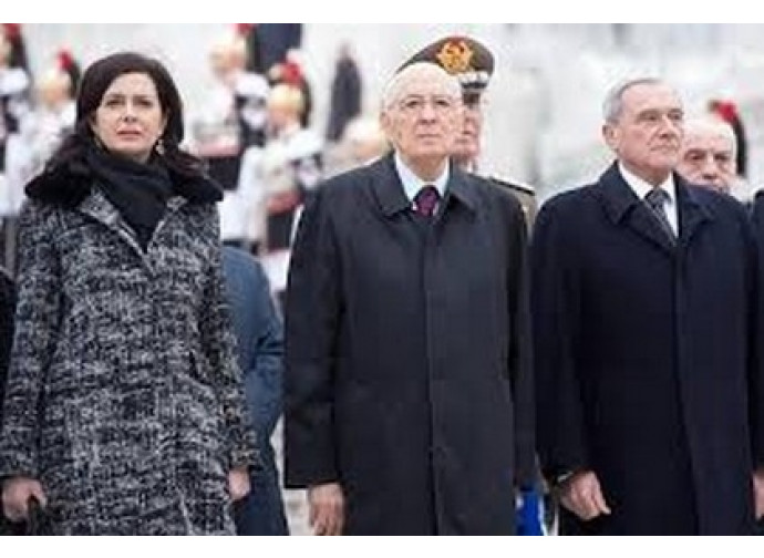 Napolitano, Boldrini, Grasso